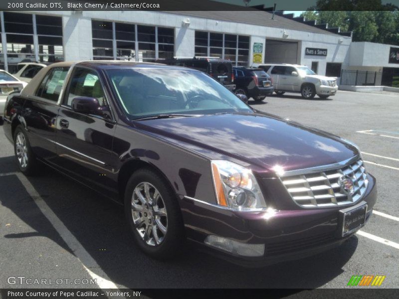 Black Cherry / Cashmere/Cocoa 2008 Cadillac DTS