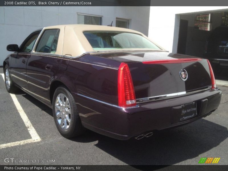 Black Cherry / Cashmere/Cocoa 2008 Cadillac DTS