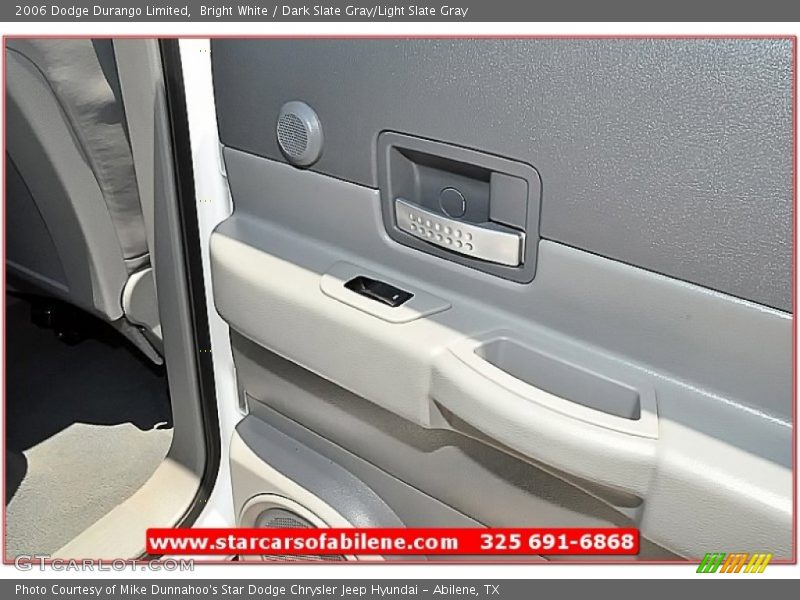 Bright White / Dark Slate Gray/Light Slate Gray 2006 Dodge Durango Limited