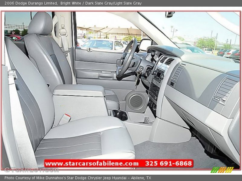 Bright White / Dark Slate Gray/Light Slate Gray 2006 Dodge Durango Limited