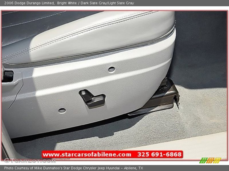 Bright White / Dark Slate Gray/Light Slate Gray 2006 Dodge Durango Limited