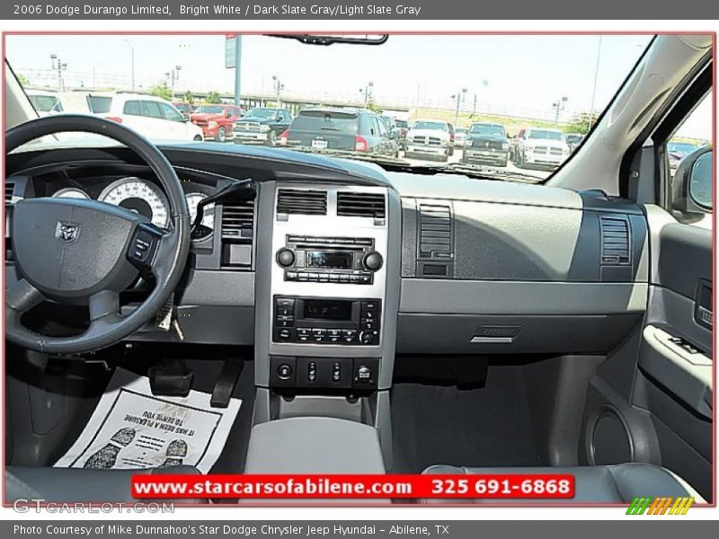 Bright White / Dark Slate Gray/Light Slate Gray 2006 Dodge Durango Limited