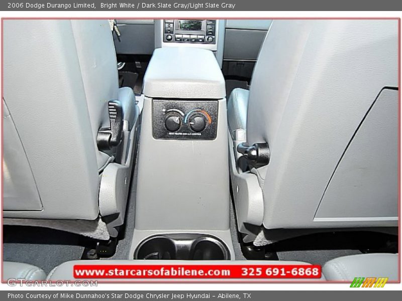 Bright White / Dark Slate Gray/Light Slate Gray 2006 Dodge Durango Limited