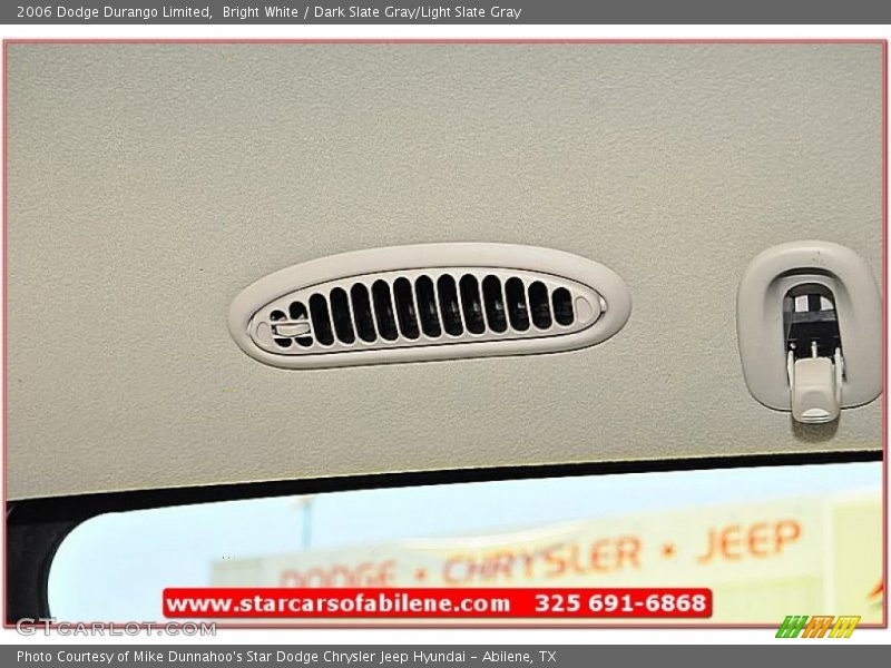 Bright White / Dark Slate Gray/Light Slate Gray 2006 Dodge Durango Limited