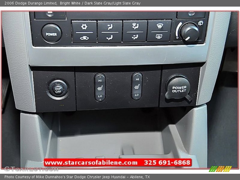 Bright White / Dark Slate Gray/Light Slate Gray 2006 Dodge Durango Limited