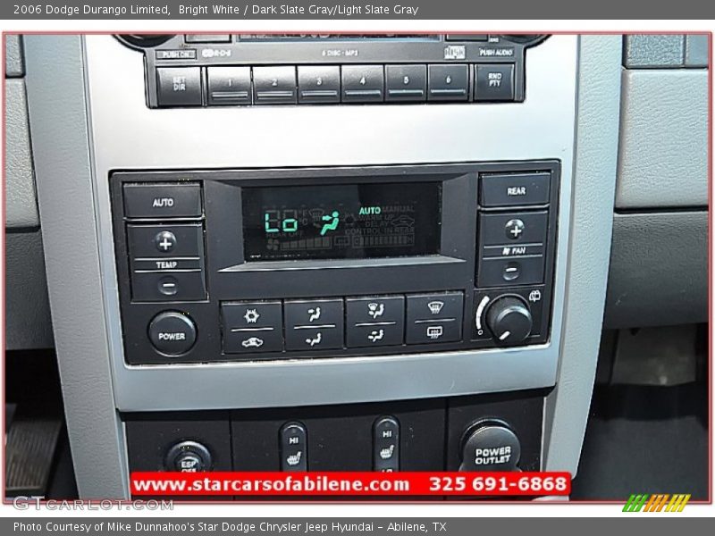 Bright White / Dark Slate Gray/Light Slate Gray 2006 Dodge Durango Limited