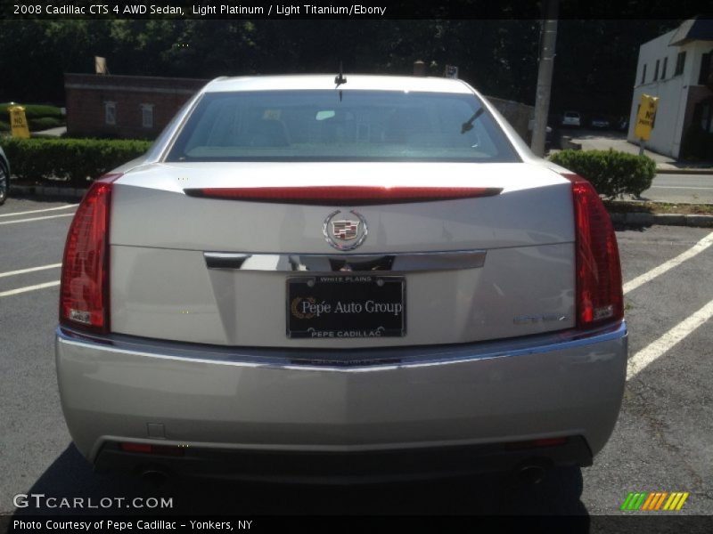 Light Platinum / Light Titanium/Ebony 2008 Cadillac CTS 4 AWD Sedan