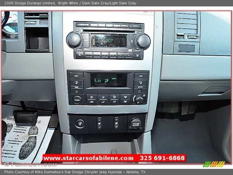 Bright White / Dark Slate Gray/Light Slate Gray 2006 Dodge Durango Limited