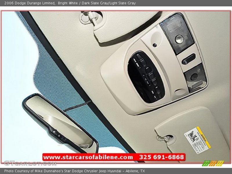 Bright White / Dark Slate Gray/Light Slate Gray 2006 Dodge Durango Limited