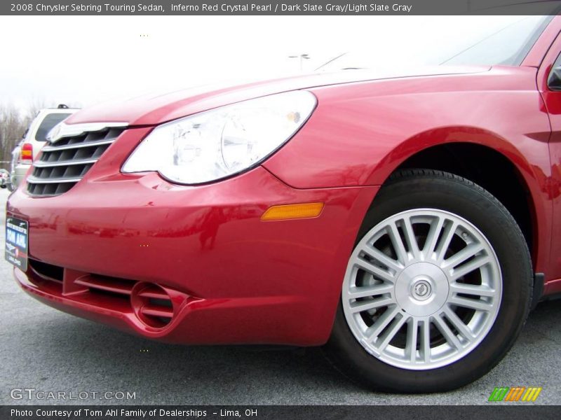 Inferno Red Crystal Pearl / Dark Slate Gray/Light Slate Gray 2008 Chrysler Sebring Touring Sedan