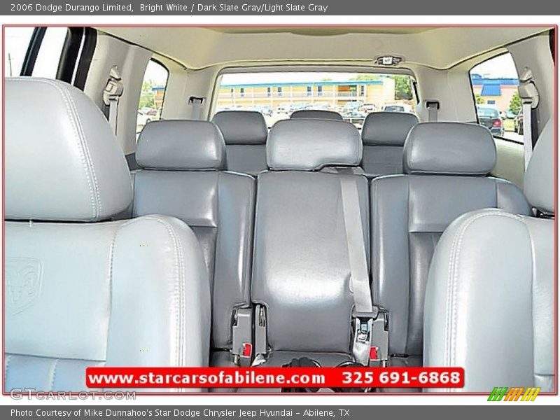 Bright White / Dark Slate Gray/Light Slate Gray 2006 Dodge Durango Limited