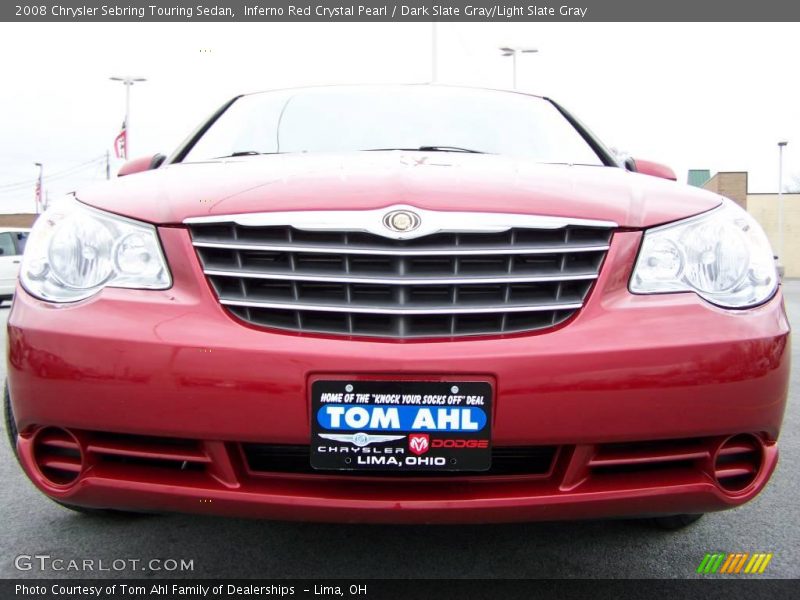 Inferno Red Crystal Pearl / Dark Slate Gray/Light Slate Gray 2008 Chrysler Sebring Touring Sedan