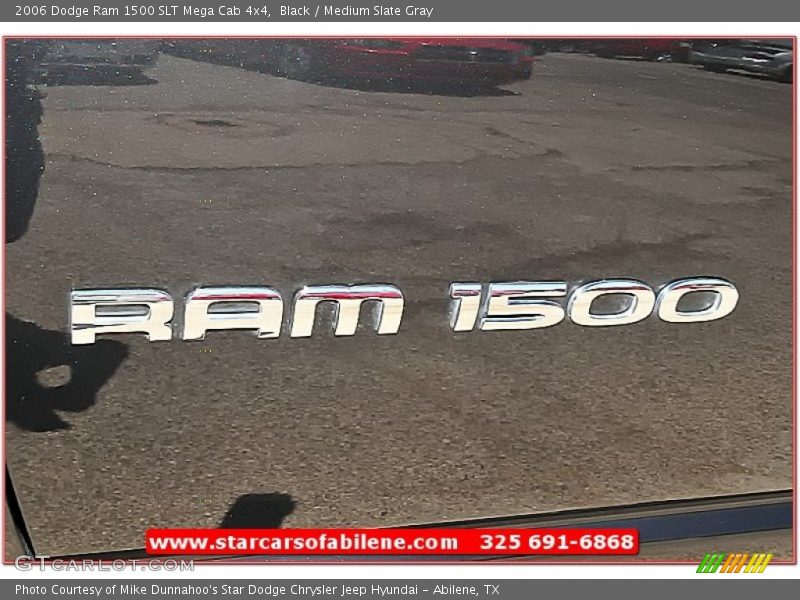 Black / Medium Slate Gray 2006 Dodge Ram 1500 SLT Mega Cab 4x4