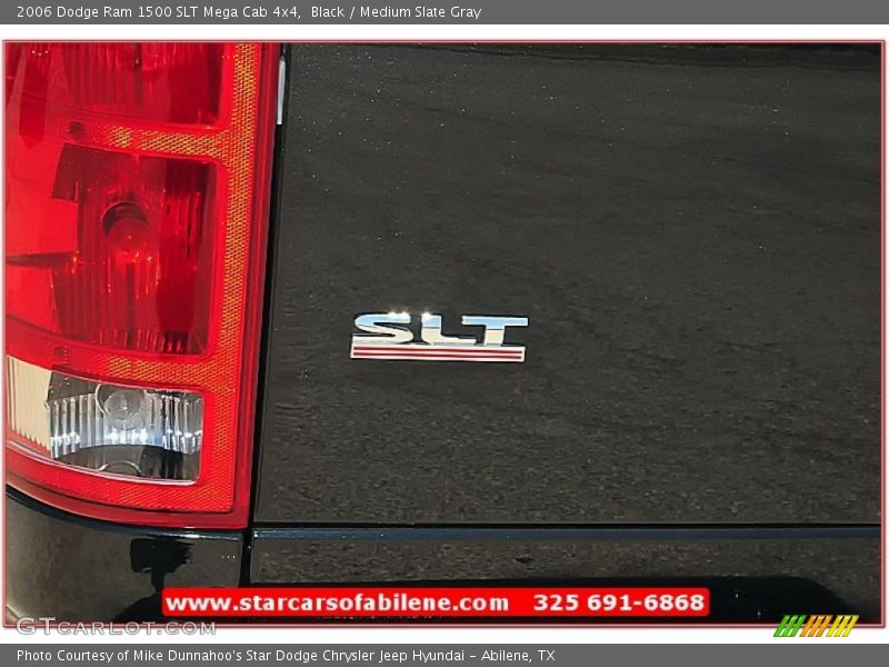 Black / Medium Slate Gray 2006 Dodge Ram 1500 SLT Mega Cab 4x4