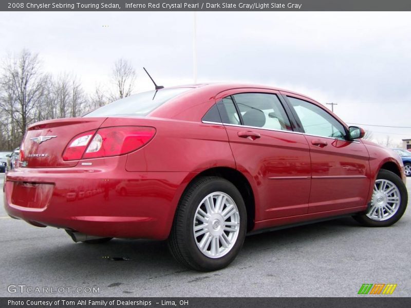 Inferno Red Crystal Pearl / Dark Slate Gray/Light Slate Gray 2008 Chrysler Sebring Touring Sedan