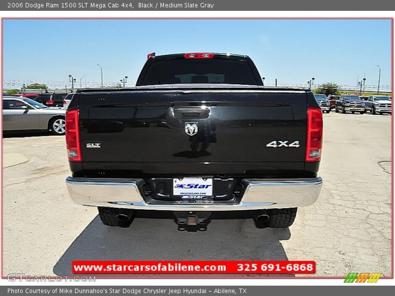 Black / Medium Slate Gray 2006 Dodge Ram 1500 SLT Mega Cab 4x4