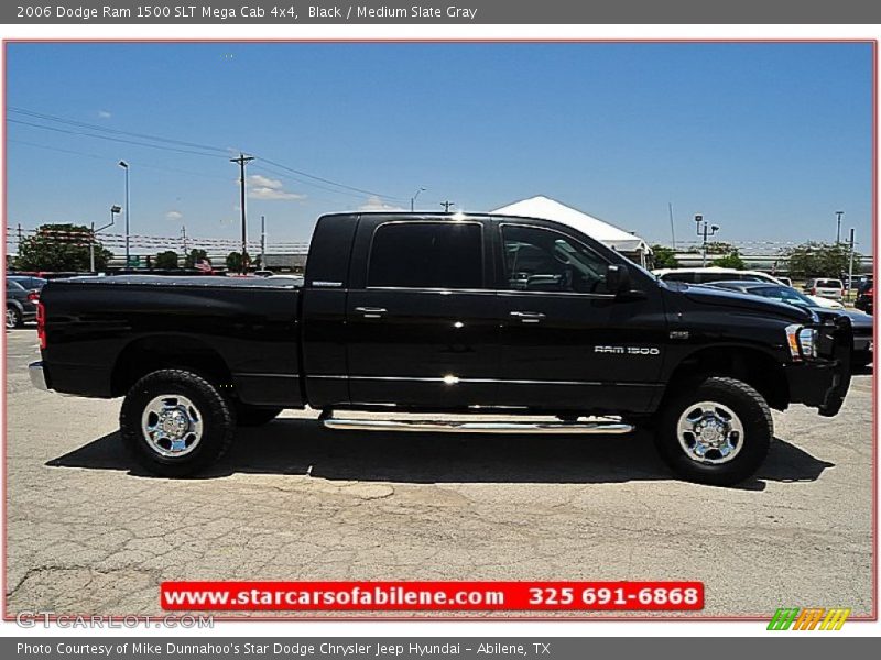 Black / Medium Slate Gray 2006 Dodge Ram 1500 SLT Mega Cab 4x4