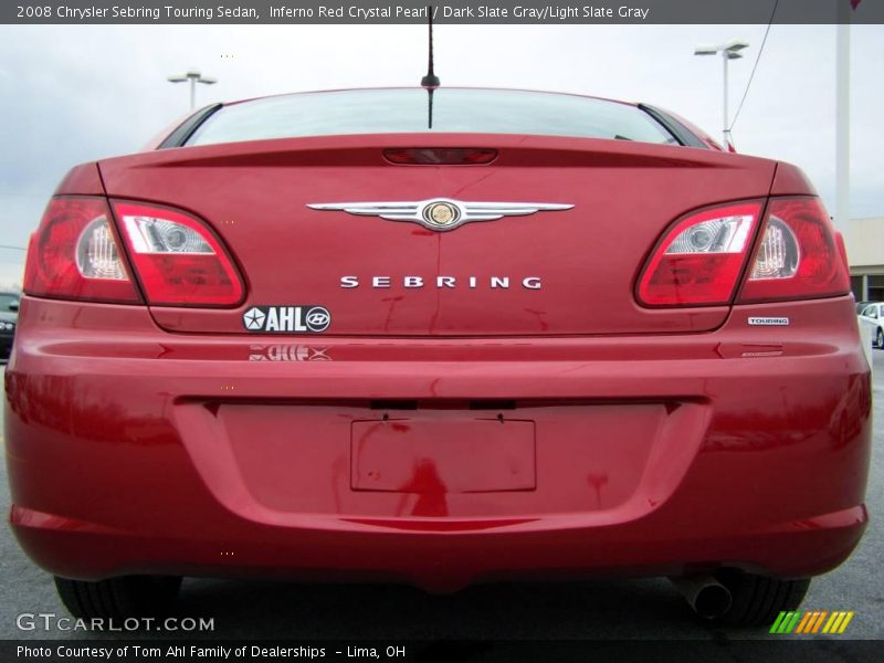 Inferno Red Crystal Pearl / Dark Slate Gray/Light Slate Gray 2008 Chrysler Sebring Touring Sedan