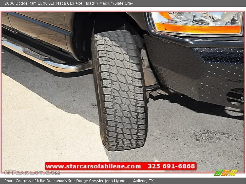 Black / Medium Slate Gray 2006 Dodge Ram 1500 SLT Mega Cab 4x4