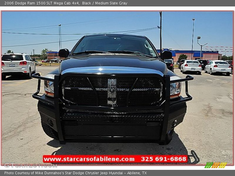 Black / Medium Slate Gray 2006 Dodge Ram 1500 SLT Mega Cab 4x4