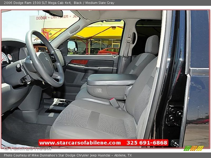 Black / Medium Slate Gray 2006 Dodge Ram 1500 SLT Mega Cab 4x4