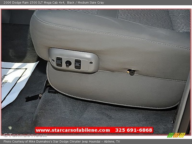 Black / Medium Slate Gray 2006 Dodge Ram 1500 SLT Mega Cab 4x4