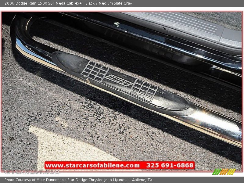 Black / Medium Slate Gray 2006 Dodge Ram 1500 SLT Mega Cab 4x4