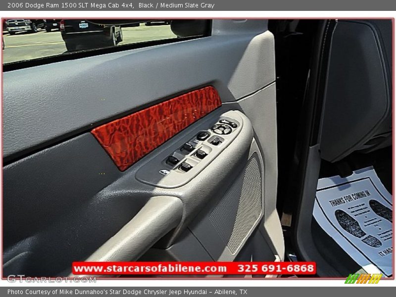 Black / Medium Slate Gray 2006 Dodge Ram 1500 SLT Mega Cab 4x4
