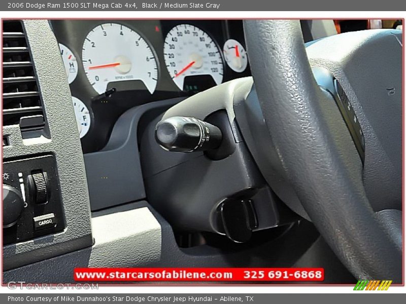 Black / Medium Slate Gray 2006 Dodge Ram 1500 SLT Mega Cab 4x4