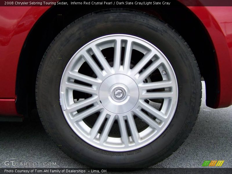 Inferno Red Crystal Pearl / Dark Slate Gray/Light Slate Gray 2008 Chrysler Sebring Touring Sedan