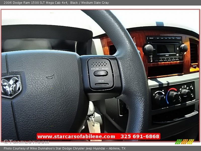 Black / Medium Slate Gray 2006 Dodge Ram 1500 SLT Mega Cab 4x4