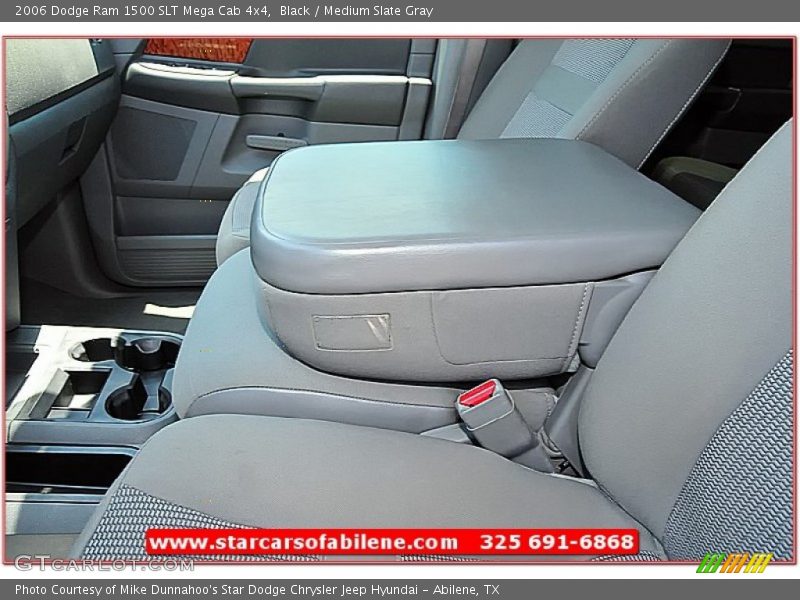 Black / Medium Slate Gray 2006 Dodge Ram 1500 SLT Mega Cab 4x4