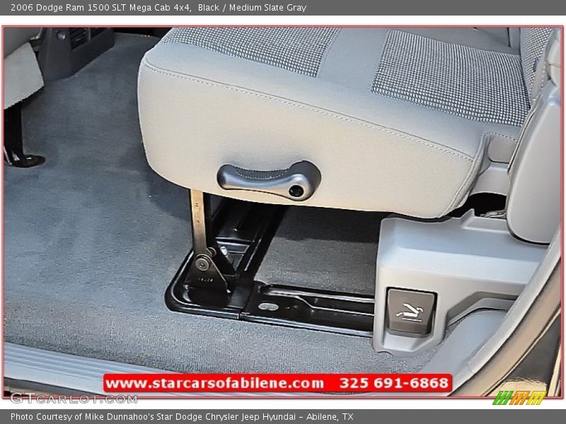 Black / Medium Slate Gray 2006 Dodge Ram 1500 SLT Mega Cab 4x4