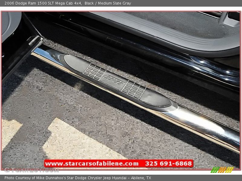 Black / Medium Slate Gray 2006 Dodge Ram 1500 SLT Mega Cab 4x4