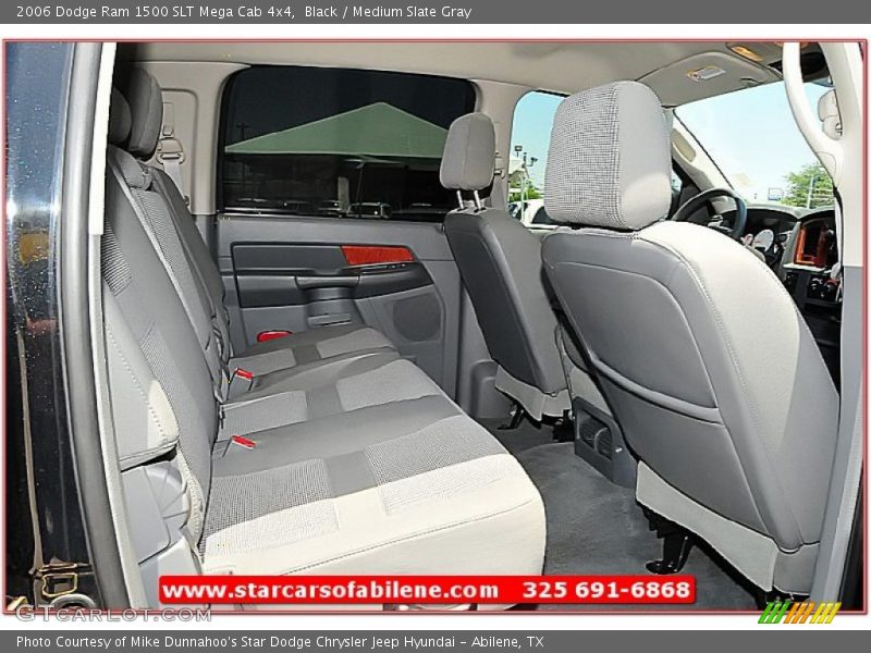 Black / Medium Slate Gray 2006 Dodge Ram 1500 SLT Mega Cab 4x4
