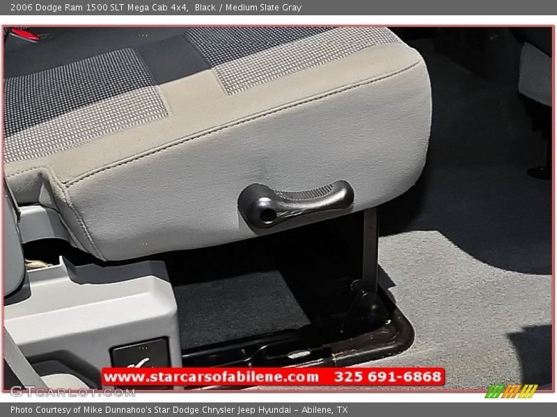 Black / Medium Slate Gray 2006 Dodge Ram 1500 SLT Mega Cab 4x4
