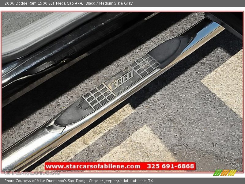Black / Medium Slate Gray 2006 Dodge Ram 1500 SLT Mega Cab 4x4