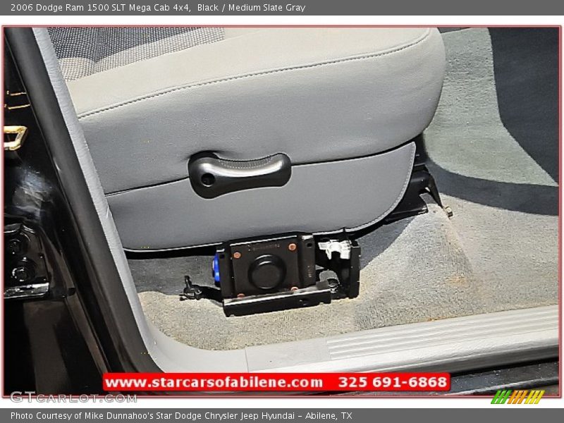 Black / Medium Slate Gray 2006 Dodge Ram 1500 SLT Mega Cab 4x4