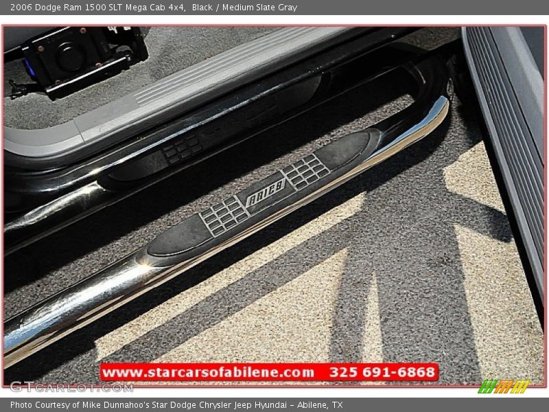 Black / Medium Slate Gray 2006 Dodge Ram 1500 SLT Mega Cab 4x4