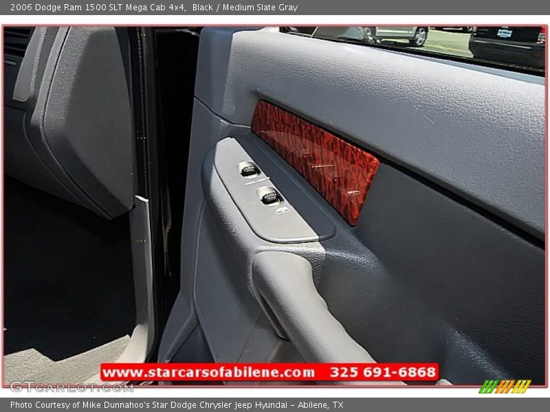 Black / Medium Slate Gray 2006 Dodge Ram 1500 SLT Mega Cab 4x4