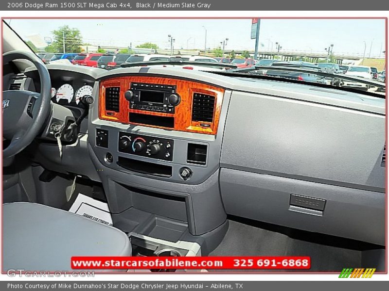 Black / Medium Slate Gray 2006 Dodge Ram 1500 SLT Mega Cab 4x4