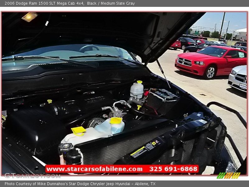 Black / Medium Slate Gray 2006 Dodge Ram 1500 SLT Mega Cab 4x4