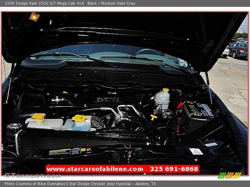 Black / Medium Slate Gray 2006 Dodge Ram 1500 SLT Mega Cab 4x4