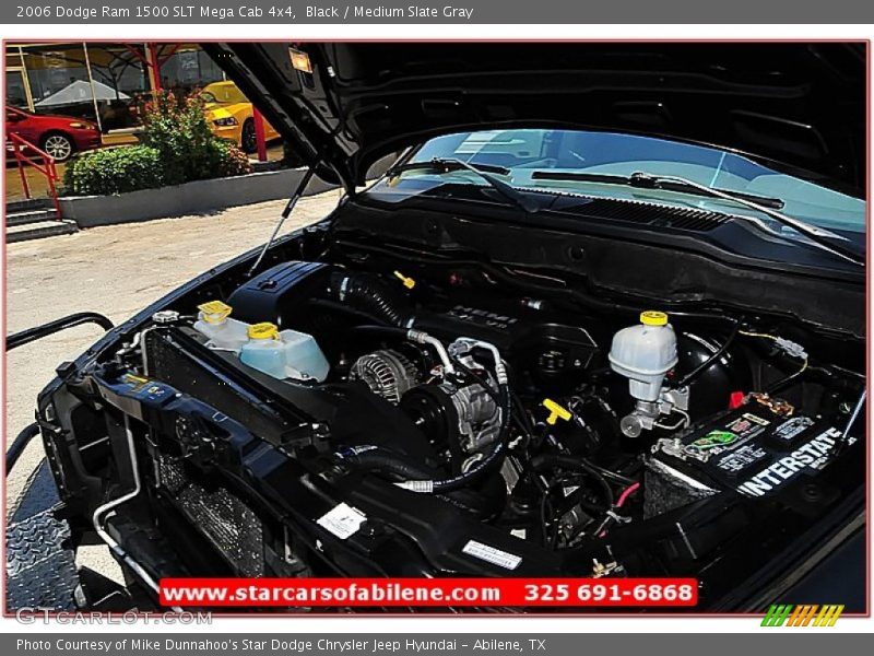Black / Medium Slate Gray 2006 Dodge Ram 1500 SLT Mega Cab 4x4