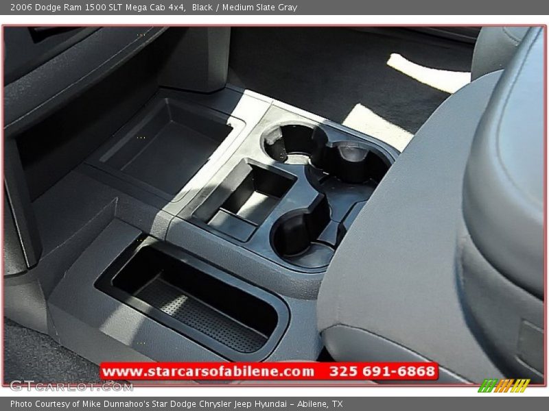 Black / Medium Slate Gray 2006 Dodge Ram 1500 SLT Mega Cab 4x4