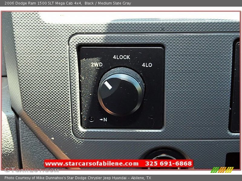 Black / Medium Slate Gray 2006 Dodge Ram 1500 SLT Mega Cab 4x4