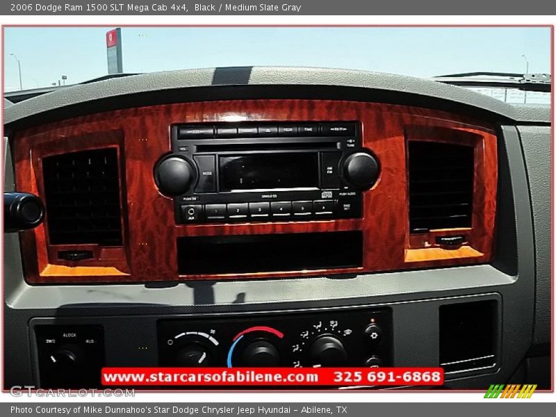Black / Medium Slate Gray 2006 Dodge Ram 1500 SLT Mega Cab 4x4