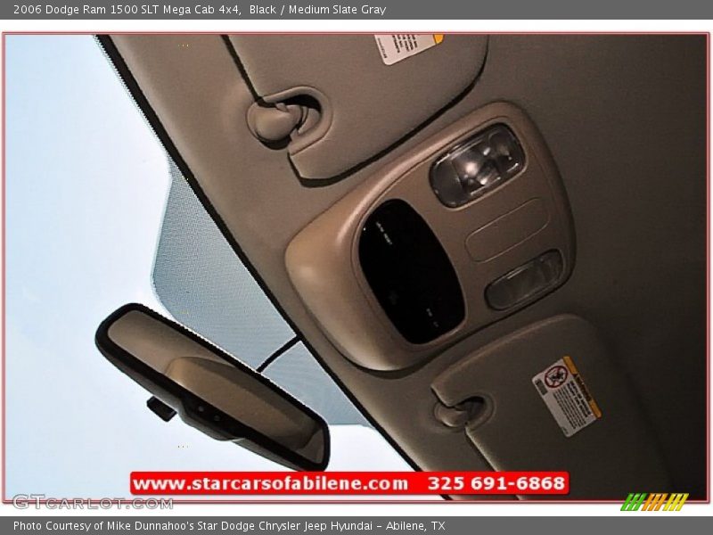 Black / Medium Slate Gray 2006 Dodge Ram 1500 SLT Mega Cab 4x4