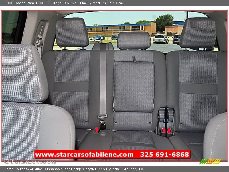 Black / Medium Slate Gray 2006 Dodge Ram 1500 SLT Mega Cab 4x4