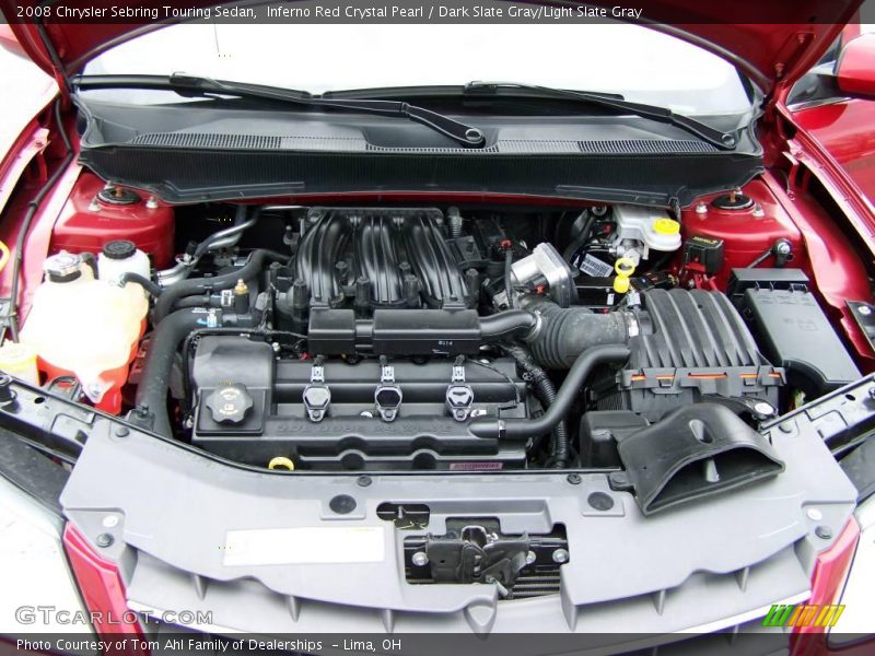 Inferno Red Crystal Pearl / Dark Slate Gray/Light Slate Gray 2008 Chrysler Sebring Touring Sedan
